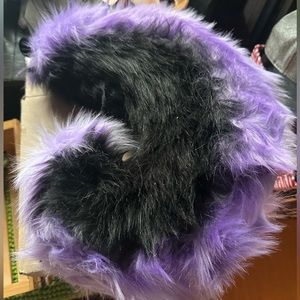 Tail faux fur German shepherd style